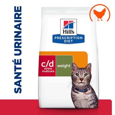Croquettes chat adulte non stérilisé urinaire poulet stress metabolic