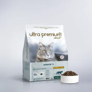 Croquettes chat senior stérilisé urinaire poulet