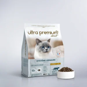 Croquettes chat adulte stérilisé urinaire porc
