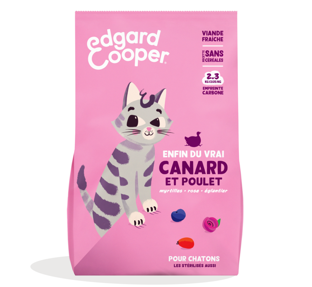 Croquettes chaton stérilisé canard