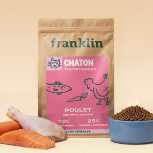 Croquettes chaton non stérilisé poulet carotte