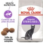 Croquettes chat adulte stérilisé perte de poids volaille