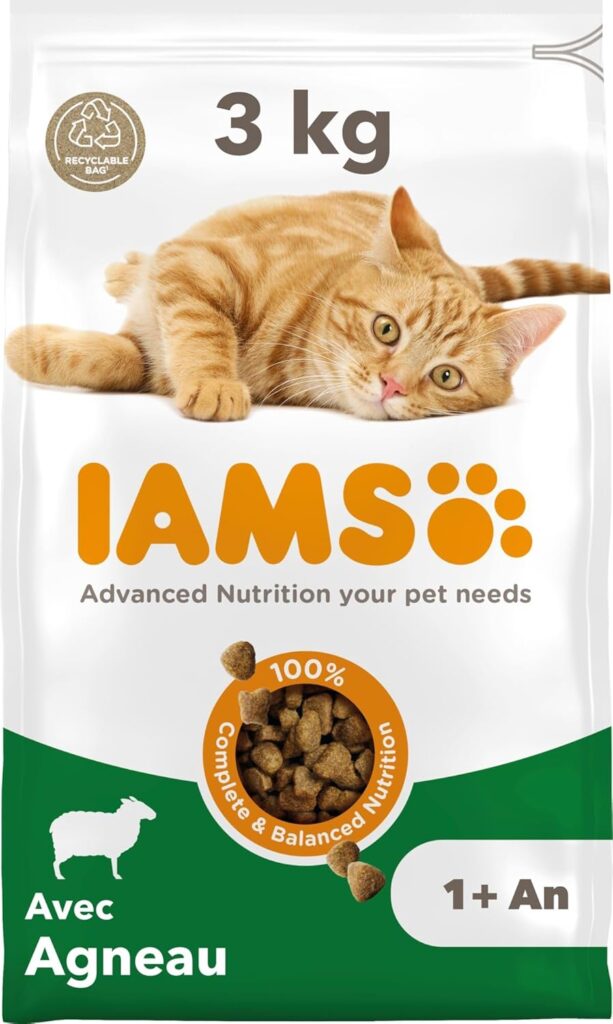 Croquette à l’agneau pour chat adulte