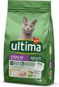Ultima croquettes pour chat stérilisé adult avec du poulet
