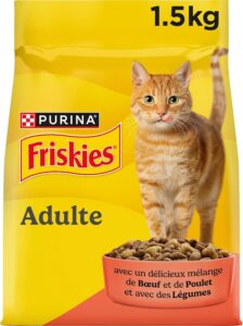 Friskies croquettes complètes pour chats adultes