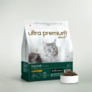 Ultra Premium Direct - Croquettes sans céréales pour chat adulte stérilisé ou d&rsquo;intérieur