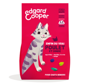 Croquettes à la dinde et au poulet pour chat senior