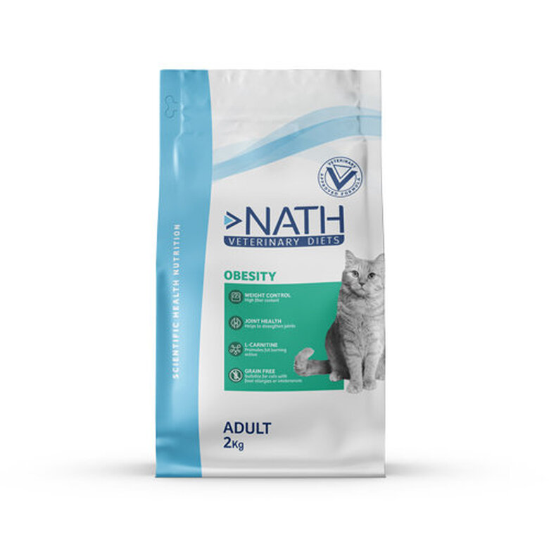 Nath veterinary diet – croquettes obesity sans céréales pour chat