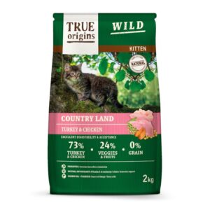 True origins wild – croquettes poulet & dinde pour chatons