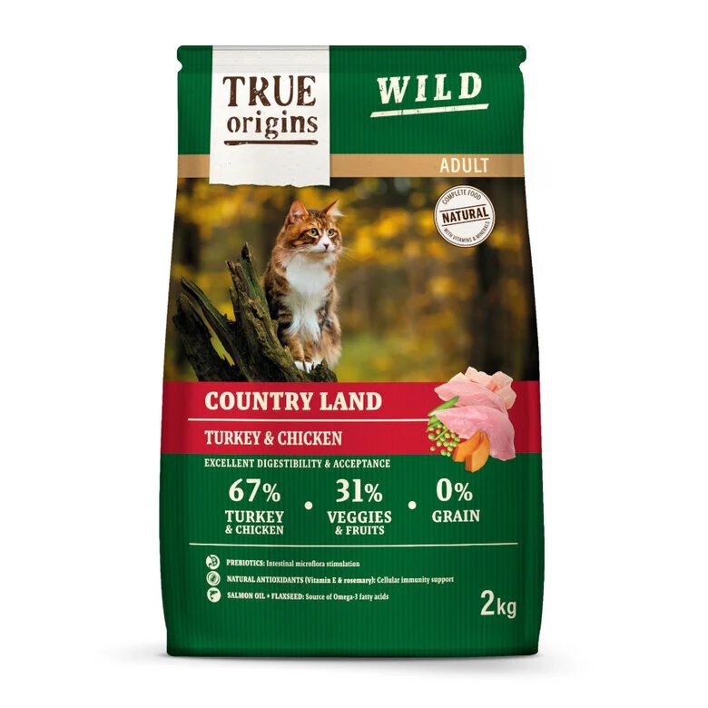 Croquettes poulet & dinde pour chats adultes