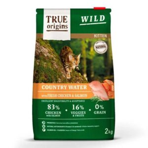 True origins wild – croquettes poulet & saumon pour chatons