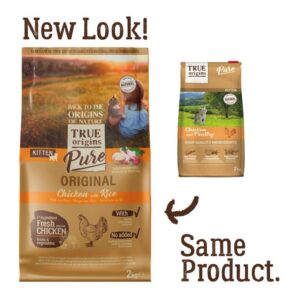 True origins pure – croquettes au poulet pour chaton