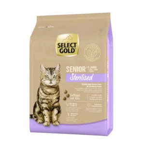 Select gold sterilised croquettes chat senior volaille & riz