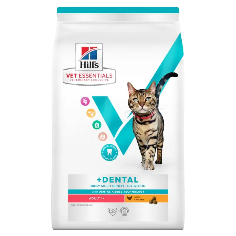 Hill&rsquo;s vet essentials multi-benefit + dental adult au poulet
