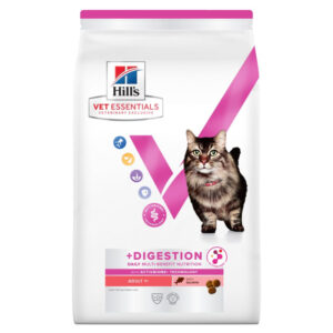 Hill&rsquo;s vet essentials multi-benefit + digestion adult – chat au saumon