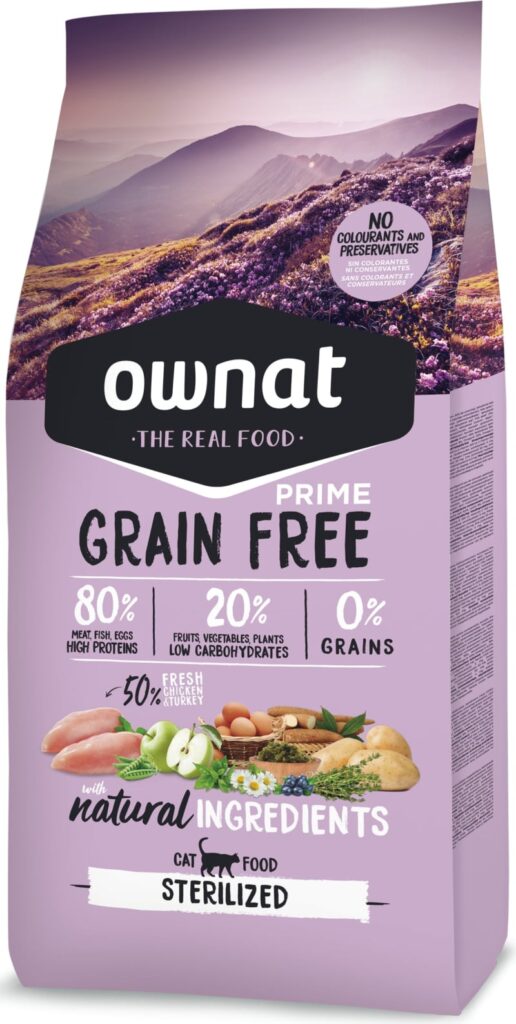 Ownat prime grain free sterilized