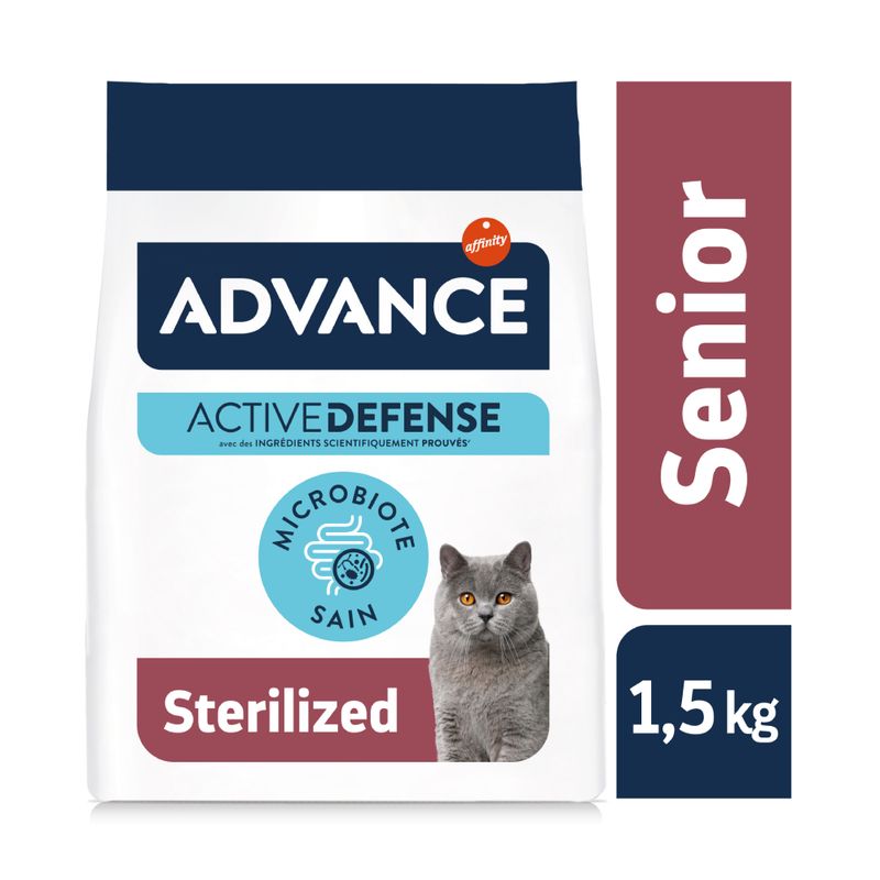 Advance sterilized senior +10 poulet pour chat