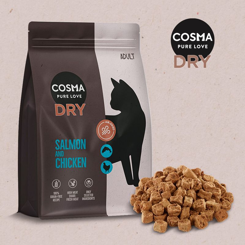 Cosma air-dried saumon, poulet