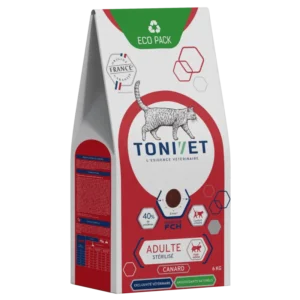 Tonivet adulte stérilisé – chat au canard